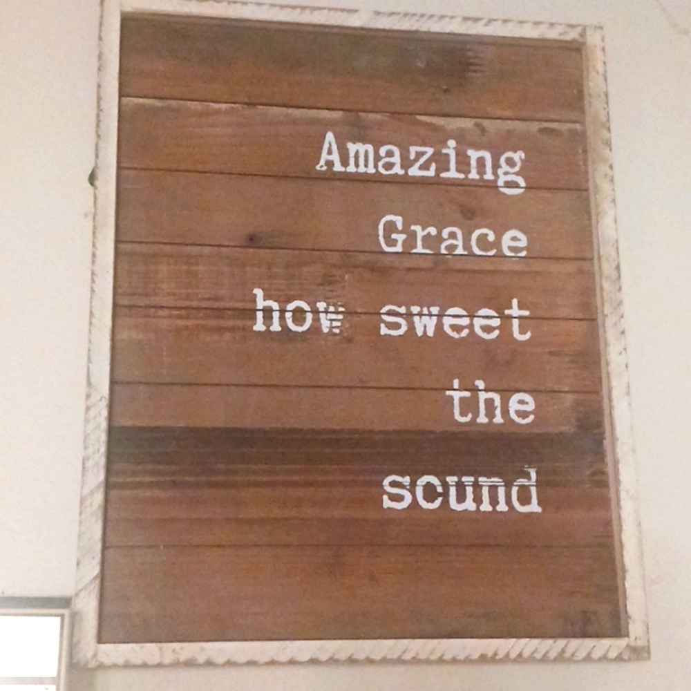 Amazing Grace wood frake